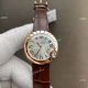 Copy Cartier Ballon Blanc de Sapphire 30mm Watches Rose Gold Purple Leather Strap (3)_th.jpg
